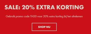 20% extra korting op de uitverkoop bij Tommy Hilfiger
