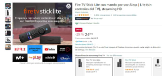 Recopilación Fire TV Stick desde 24,99€ amazon y mediamarkt
