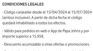 Gratis Pizza mediana con tu pedido superior a 15,95€