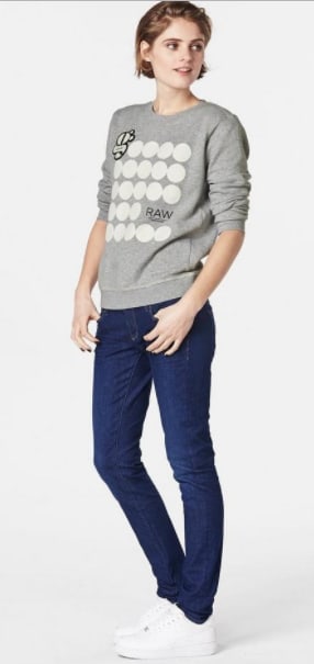 G-Star 3301 low super skinny jeans voor €39,95