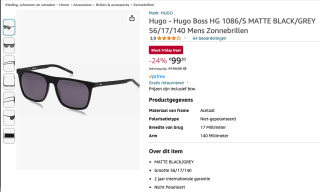 Hugo voor 99,20 euro