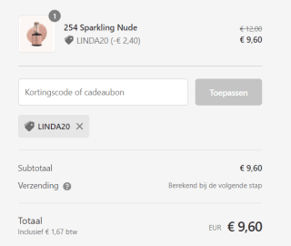 Pink Gellac kortingscode voor 20% korting op alles