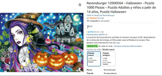 Ravensburger Puzzle 1000 Piezas El Día de Halloween 7,20€