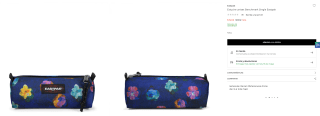 Estuche unisex Benchmark Single Eastpak por 6,50€ en tres colores