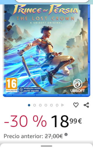 juego Prince of Persia The Lost Crown para PS4 por 18,99€