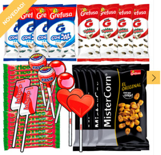 Megapack MIX GREFUSA + MRCORN + FIESTA Mr G por 12,99€
