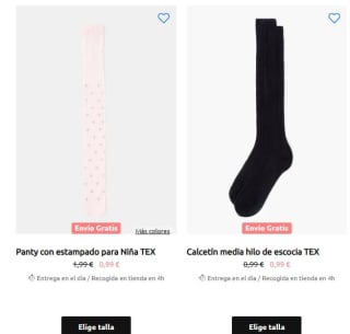 Recopilación desde Carrefour ropa, calzado y accesorios con envío gratis