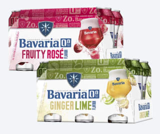Six pack Bavaria 0.0 Ginger Lime of fruity rosé voor €2,99 bij de Aldi
