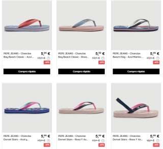 Hasta 85% descuento en calzado Pepe Jeans precios de locura