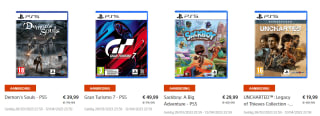 Tot 60% korting op fysieke games in de PlayStation store