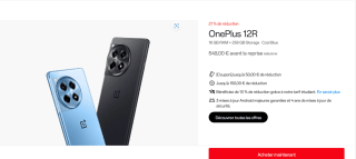 OnePlus 12R à 549,00€