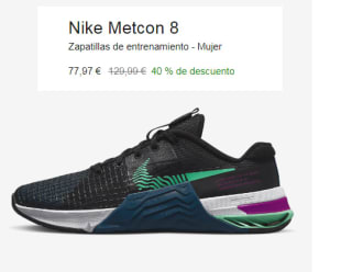 Zapatillas de Training para Mujer Nike Metcon 8 por 77.97€