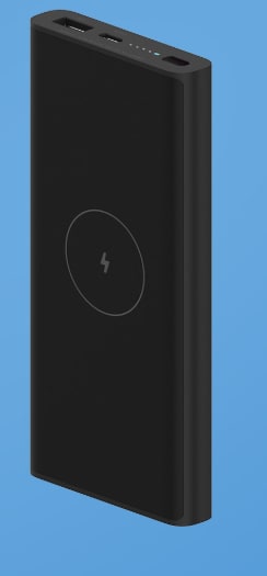 Power bank wireless Xiaomi 10 000 mAh - recharge induction 10W ou câble 22.5W à 19,99€