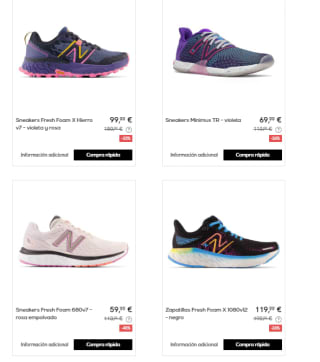 Recopilacion de Zapatillas New Balance con Hasta 50% de Descuento en Privalia