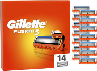 Gillette Fusion5 - Navulmesjes - Voor Mannen - 14 Navulmesjes voor €33,60 bij Amazon