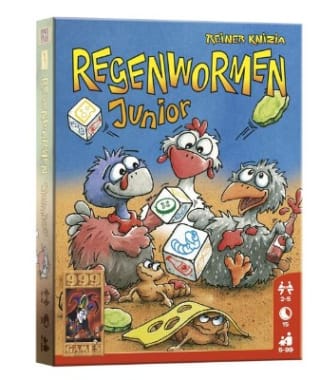 999 Games Regenwormen Junior voor €5,99 bij Trekpleister
