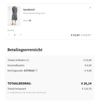 20% extra korting bij Otrium