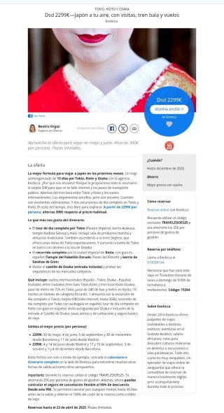 Japón a tu aire 11 dias desde 2299€.