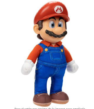 Super Mario Nintendo Peluche Mario 35cm Articulado por solo 24,99€