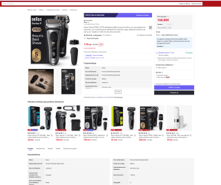 Braun Series 9 PRO+ 9515s afeitadora eléctrica a solo 168,88€ (Nuevos usuarios por 101,33€)