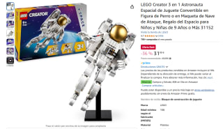 LEGO 31152 Creator 3 en 1 Astronauta Espacial por 31,99€