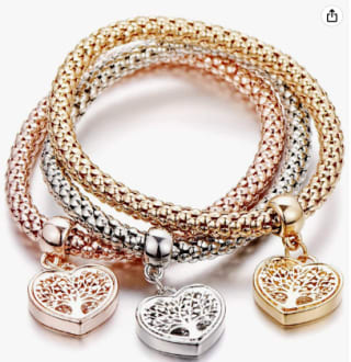 Pack x3 pulseras de mujer por 5.39€