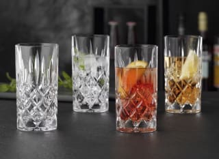 Spiegelau Kristalglas glazenset van 4 stuks ginglazen, longdrinkglazen of whiskyglazen voor €14,99 bij de Aldi