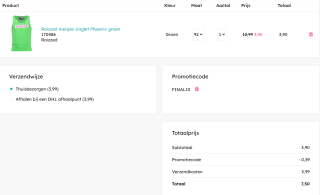 10% extra korting op de sale (met al kortingen tot 70%) bij Kixx