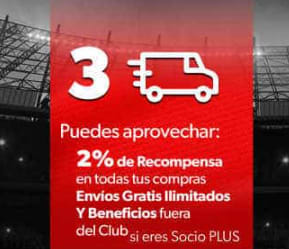 Envío gratis sin mínimo en Sam's Club para Socios