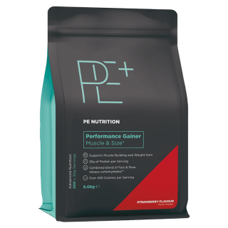 2- Pack PE Nutrition Performance Gainer Strawberry (6000gr) voor €58,70 dmv code bij Holland & Barrett