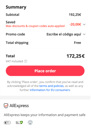 Xiaomi Redmi Note 13 Pro 4G 8GB 256GB por 172,25€