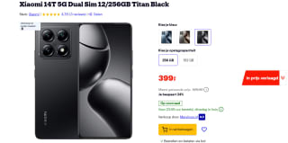 Xiaomi 14T - 256GB - Titan Black voor €399 bij Bol