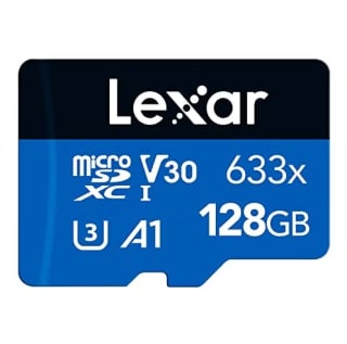 Lexar 128GB microSDXC Card + SD Adapter: £8.99