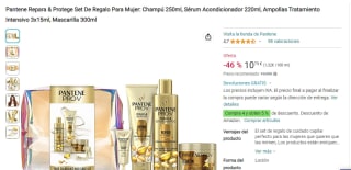 Set de Regalo Para Mujer Pantene Repara & Protege  por 10,79€