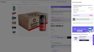 Cerveza Estrella Galicia, VollDamm Cerveza Maestra y Mahou 0,0 Tostada por 17,10€