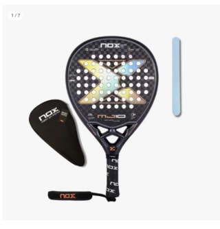 Pala de Pádel NOX MJ10 gemelas Atomikas by Majo S.Alayeto 2023 + 1 Funda Nox +1 Protector transparente por 80.03€ (Cuenta Nueva 68.03€)