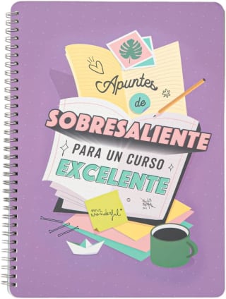 Libreta Mr. Wonderful Apuntes de sobresaliente por 3,35€