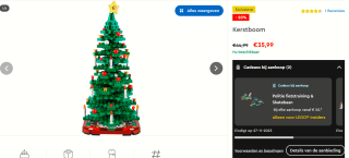 LEGO 40573 Seasonal Kerstboom voor €35,99 in de LEGO webshop
