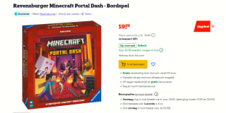Ravensburger Minecraft Portal Dash - Bordspel voor €19,99 bij Bol.com