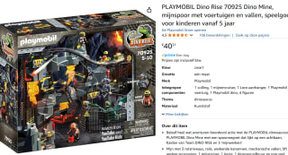 Playmobil Dino Mine (70925) voor €40,31 bij Amazon
