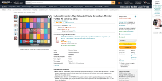 Paleta Makeup Revolution 45 sombras por 10,24€