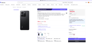 Xiaomi Redmi Note 14 4G Versión Global 6GB+128GB por solo 125,01€