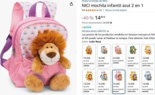 Recopilación NICI mochila infantiles 2 en 1 por 14,99€