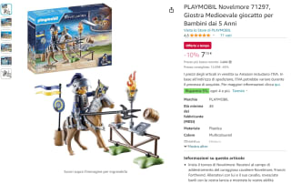Playmobil Novelmore Training terrein (71297) voor €7,10 bij Amazon Italië