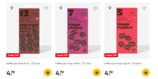 Hema koffiecups, 3 dozen (20 stuks) voor €7,49
