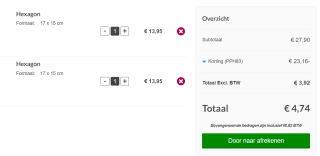 Wanddecoratie met eigen foto met €83% korting bij Canvas Company