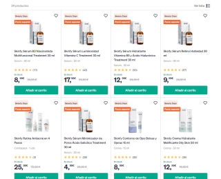 Buen precio Sérums desde 4,99€
