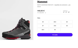 Botas de montaña KENTO ADVANCED HIGH Gore-Tex Mammut por 149€