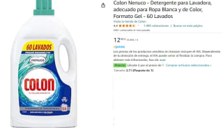 2 Detergentes Colon Nenuco para Lavadora Gel 120 Lavados por 11.48€