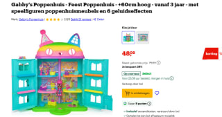 Gabby's Poppenhuis – Gabby's Celebration voor €48,08 bij Bol